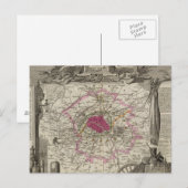 Dept. De La Seine Briefkaart (Voorkant / Achterkant)