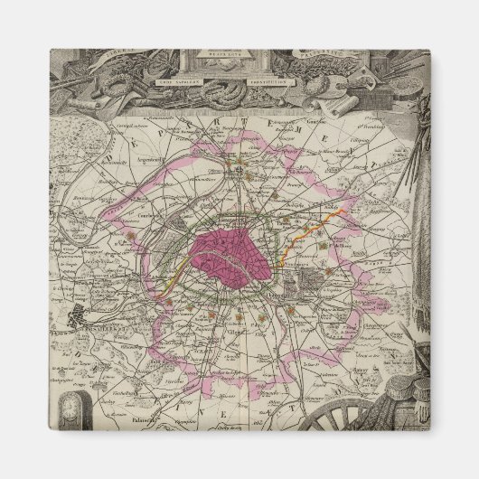 Dept. De La Seine Magneet (Voorkant)