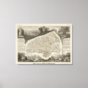 Dept. De La Siena Bottom Canvas Afdruk