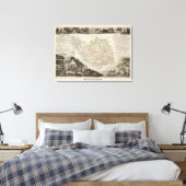 Dept. De La Vendee Canvas Afdruk (Insitu (Slaapkamer))