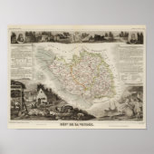 Dept. De La Vendee Poster (Voorkant)