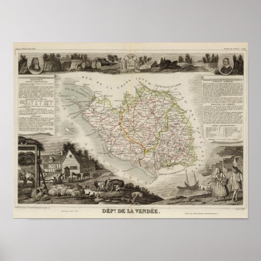 Dept. De La Vendee Poster (Voorkant)