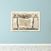 Dept. De L'Oise Canvas Afdruk (Insitu (Houten vloer))