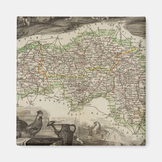 Dept. De L'Orne Magneet (Voorkant)