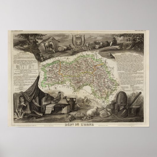 Dept. De L'Orne Poster (Voorkant)