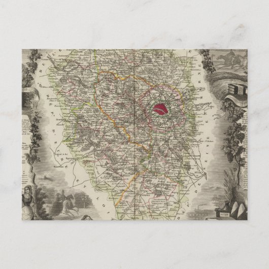 Dept. De Seine en Oise Briefkaart (Voorkant)