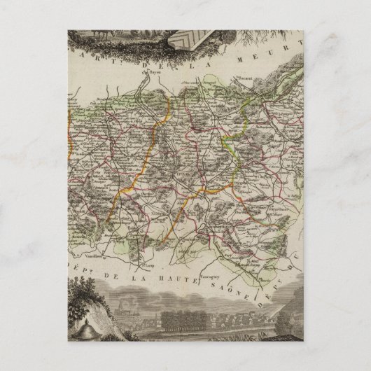 Dept Des Vosges Briefkaart (Voorkant)