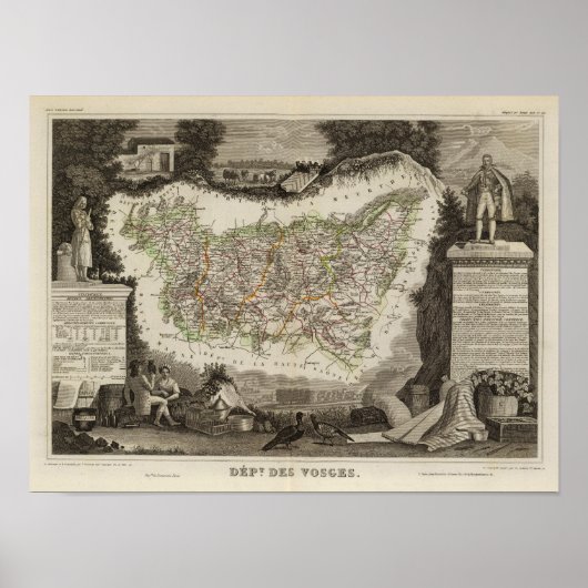 Dept Des Vosges Poster (Voorkant)