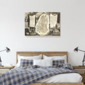 Dept. Du Haut Rhin Canvas Afdruk (Insitu (Slaapkamer))