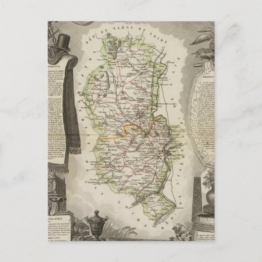 Dept Du Rhone Briefkaart (Voorkant)