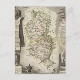 Dept Du Rhone Briefkaart
