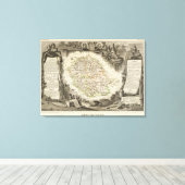 Dept Du Tarn Canvas Afdruk (Insitu (Houten vloer))