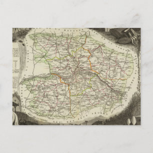 Dept over hand en slaapmuis briefkaart