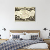Dept over hand en slaapmuis canvas afdruk (Insitu (Slaapkamer))