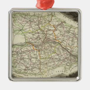 Dept over hand en slaapmuis metalen ornament
