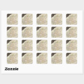 Dept over lage Alpen Vierkante Sticker (Vel)