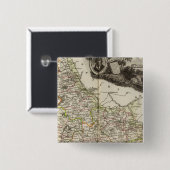 Dept. van Dover Vierkante Button 5,1 Cm (Voorkant /achterkant)