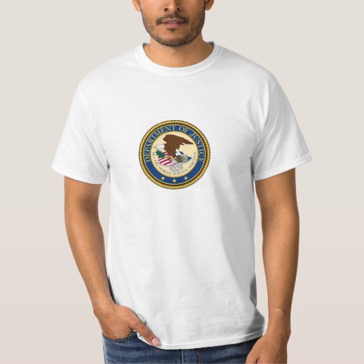 DEPT VAN JUSTITIE T-SHIRT (Voorkant)
