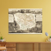 Dept. van Morbihan Canvas Afdruk (Insitu (Woonkamer))