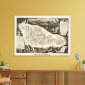 Dept. van Moselle Canvas Afdruk (Insitu (Woonkamer))