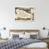 Dept. van Moselle Canvas Afdruk (Insitu (Slaapkamer))