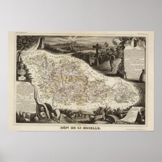 Dept. van Moselle Poster (Voorkant)