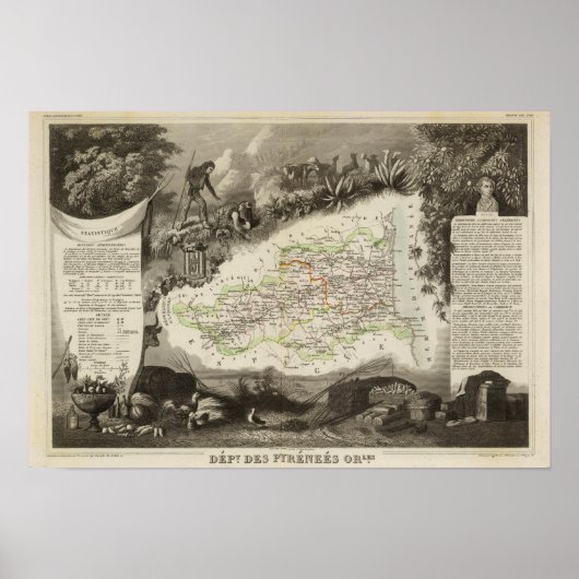 Dept van Pyrenees Orles Poster (Voorkant)