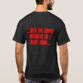 Dept van Zombie Affairs T-Shirt (Achterkant)