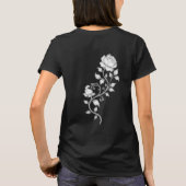 Depthmap rose design on T-Shirt back (Achterkant)