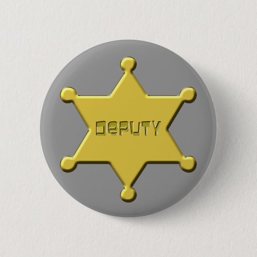 DEPUTY RONDE BUTTON 5,7 CM (Voorkant)