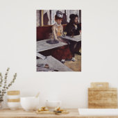 Der Absinth. Degas, Edgar Germain Hilaire Poster (Keuken)