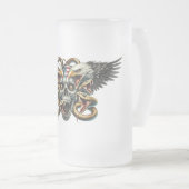 Der Adler und Schlangen Gott der Finsternis  Dämon Matglas Bierpul (Voorkant rechts)