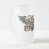 Der Adler und Schlangen Gott der Finsternis  Dämon Matglas Bierpul (Voorkant links)