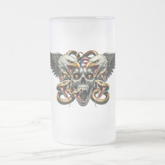 Der Adler und Schlangen Gott der Finsternis  Dämon Matglas Bierpul (Center)