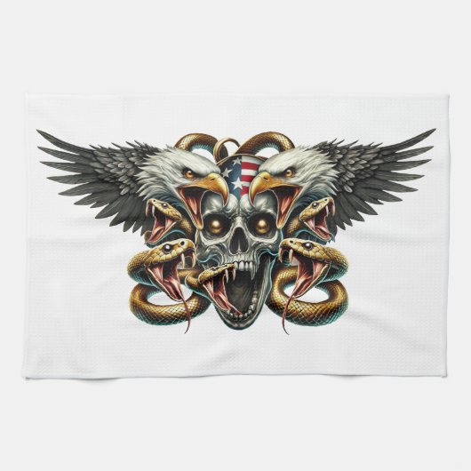 Der Adler und Schlangen Gott der Finsternis  Dämon Theedoek (Horizontaal)