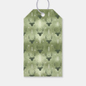 Der Antlers & Sneeuwkerstgroen ID861 Gift Label Cadeaulabel (Achterkant)