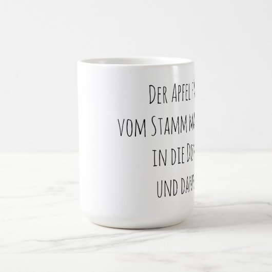 Der Apfel / German Mug Koffiemok (Center)