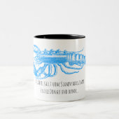 Der Apfel / German Mug Tweekleurige Koffiemok (Center)