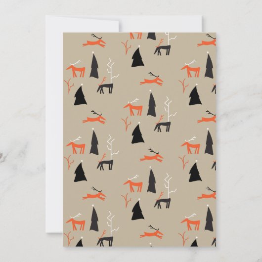 Der & Arch-kerstkaart Kaart (Achterkant)