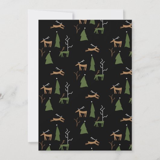 Der & Arch-kerstkaart Kaart (Achterkant)