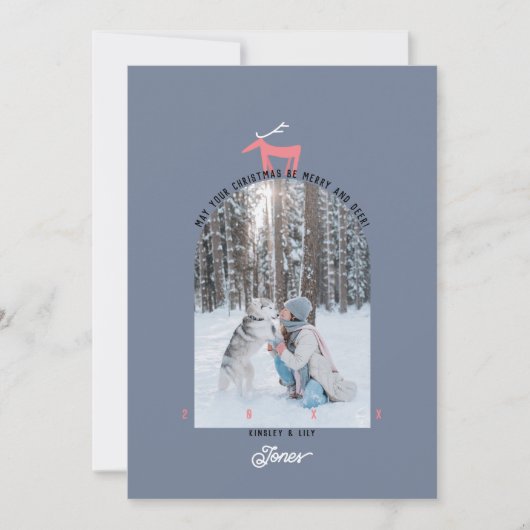 Der & Arch-kerstkaart Kaart (Voorkant)