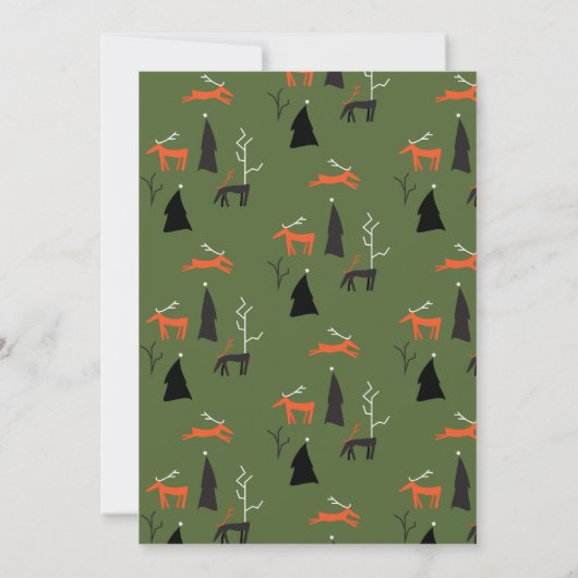 Der & Arch-kerstkaart Kaart (Achterkant)