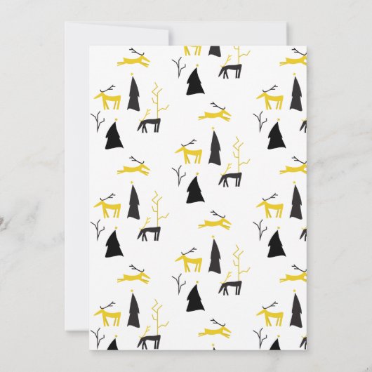 Der & Arch-kerstkaart Kaart (Achterkant)