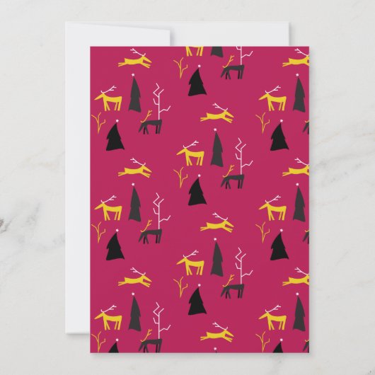 Der & Arch-kerstkaart Kaart (Achterkant)