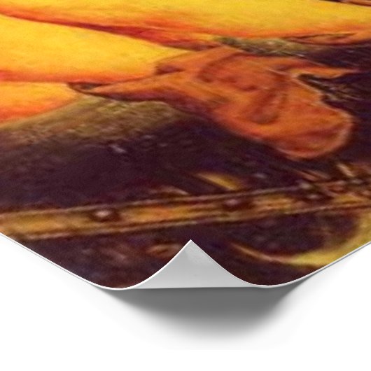 Der-Auferstandene van Lucas Cranach (1558) Poster (Hoek)