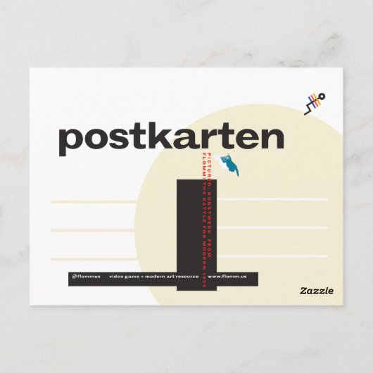der BATALLA postkarten Nº4 Briefkaart (Achterkant)