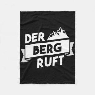Der Berg Ruft - Wandelen Klimmen Bergbeklimmen Alp Fleece Deken