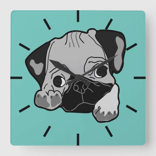 Der beste Freund Vierkante Klok (Voorkant)