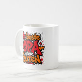 der beste opa aller zeiten graffiti 5 koffiemok (Voorkant links)