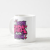 der beste papa aller Zeiten graffiti 7 Koffiemok (Voorkant links)